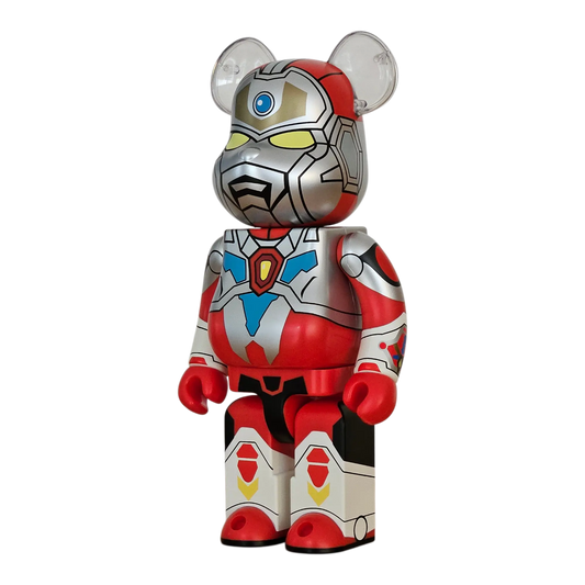 Bearbrick Gridman [Denkou Choujin Gridman] 400% schräg