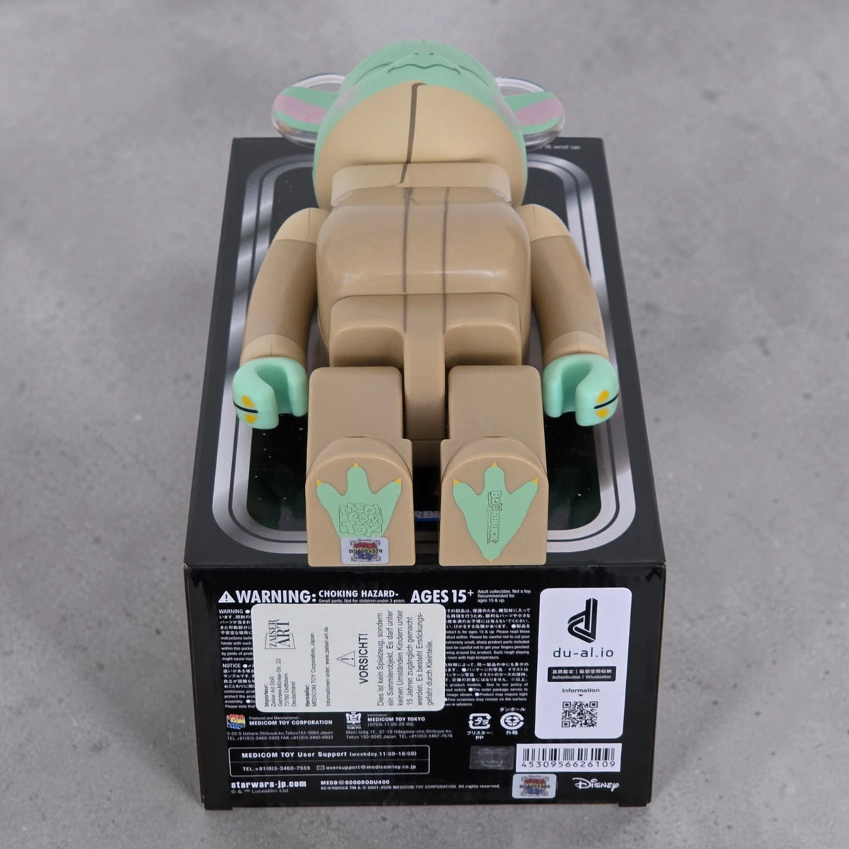 Bearbrick Grogu™ [The Mandalorian] 400% Echtheitsmerkmale