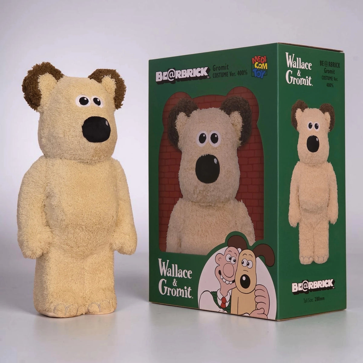Bearbrick Gromit Costume Version [Wallace & Gromit] 400% mit Verpackung