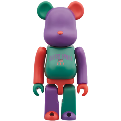 Bearbrick Guess Sport Logo 100%+400% Herstellerbild 2