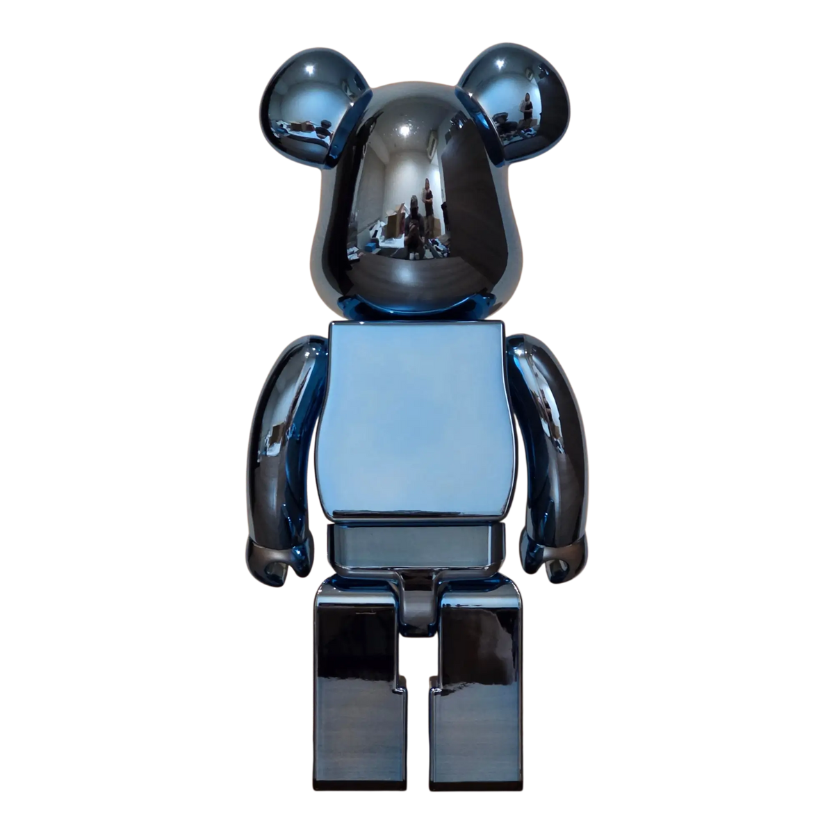 Bearbrick Hajime Sorayama Medicom Toy 30th Anniversary Model Blue 400% Rückseite