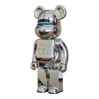 BE@RBRICK Hajime Sorayama Medicom Toy 30th Anniversary Model Silver (400%)