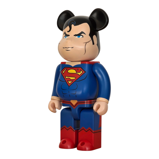 Bearbrick Happy Kuji "DC" SP: Superman 400% schräg