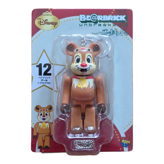 Bearbrick Happy Kuji 'Disney Special Ornament' (2011) - 12 Dale Reindeer Version 100% in der Verpackung