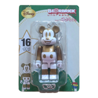 BE@RBRICK Disney Special Ornament – 16 Mickey Mouse Gold & White Version (100%)