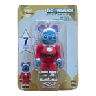 BE@RBRICK Disney Special Ornament – 7 Stitch Santa Version (100%)
