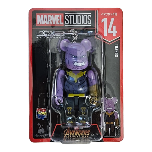 Bearbrick Happy Kuji "MARVEL Studios" - 14 Thanos 100% in der Verpackung