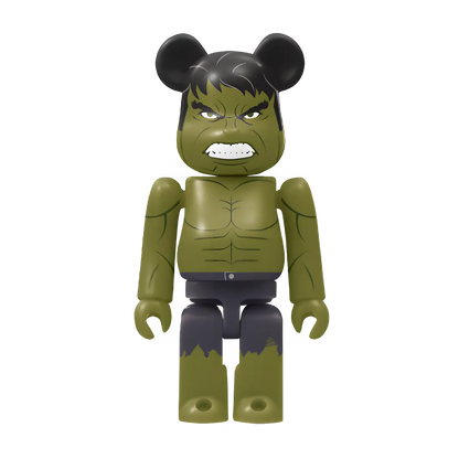 Bearbrick Happy Kuji MARVEL Studios 2 Hulk 100% Herstellerbild