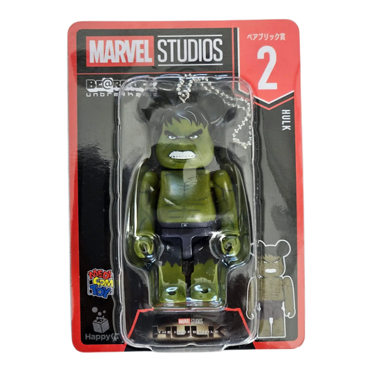 Bearbrick Happy Kuji MARVEL Studios 2 Hulk 100% in der Verpackung