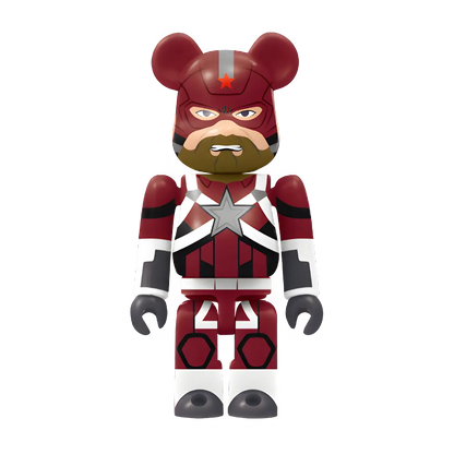 Bearbrick Happy Kuji "MARVEL Studios" - 21 Red Guardian 100% Herstellerbild