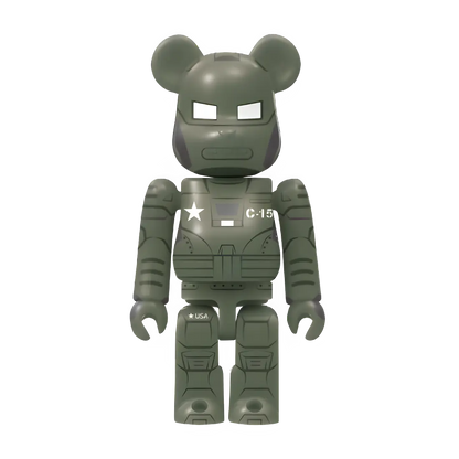 Bearbrick Happy Kuji "MARVEL Studios" - 23 Hydra Stomper 100% Herstellerbild