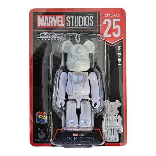 Bearbrick Happy Kuji "MARVEL Studios" - 25 Mr. Knight 100% in der Verpackung
