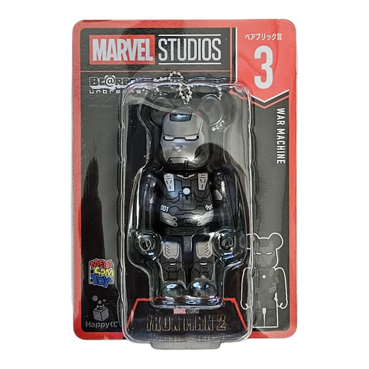 Bearbrick Happy Kuji "MARVEL Studios" - 3 War Machine 100% in der Verpackung