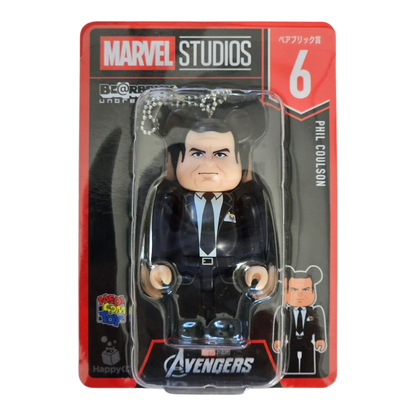 Bearbrick Happy Kuji "MARVEL Studios" - 6 Phil Coulson 100% in der Verpackung