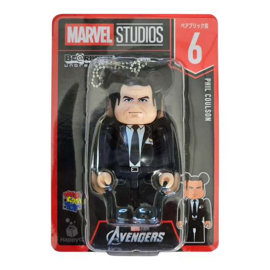 Bearbrick Happy Kuji "MARVEL Studios" - 6 Phil Coulson 100% in der Verpackung
