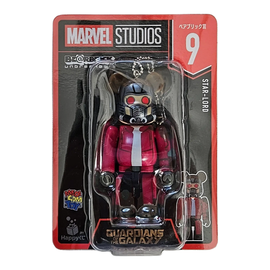 Bearbrick Happy Kuji "MARVEL Studios" - 9 Star-Lord 100% in der Verpackung