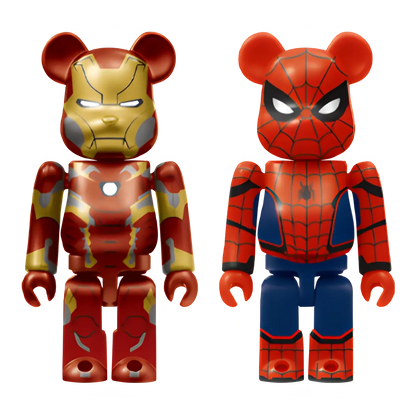 BE@RBRICK MARVEL Studios – Iron Man Mark 46 & Spider-Man 100% BE@RBRICK MARVEL Studios – Iron Man Mark 46 & Spider-Man 100%