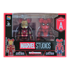 Bearbrick Happy Kuiji "MARVEL Studios" - A: Iron Man Mark 46 & Spider-Man 100% in der Verpackung