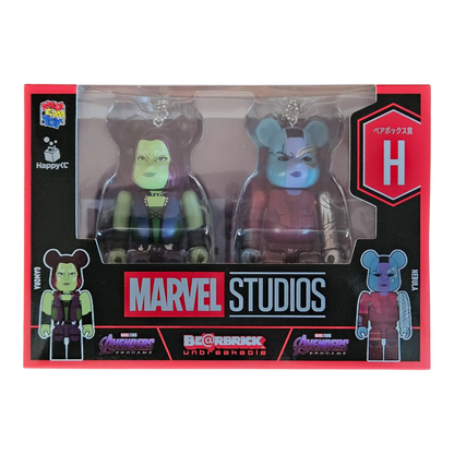 Bearbrick Happy Kuji "MARVEL Studios" - H: Gamora & Nebula 100% in der Verpackung