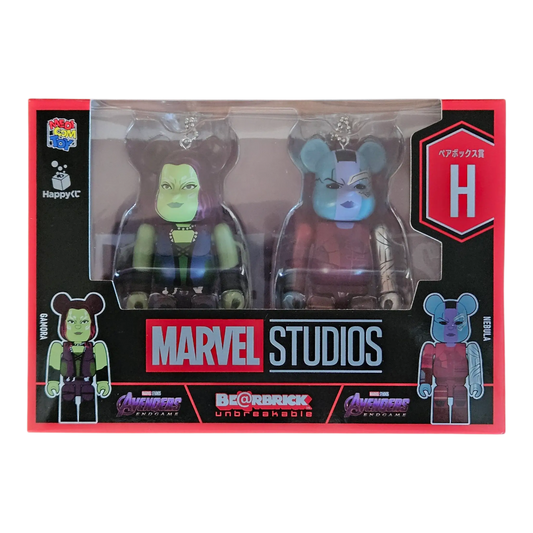 Bearbrick Happy Kuji "MARVEL Studios" - H: Gamora & Nebula 100% in der Verpackung