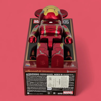 Bearbrick Happy Kuji "MARVEL Studios" - SP: Iron Man Mark 46 400% Echtheitsmerkmale