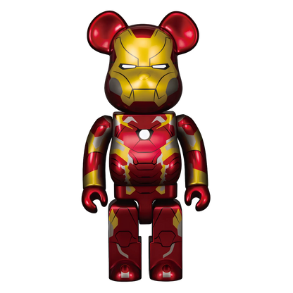 Bearbrick Happy Kuji "MARVEL Studios" - SP: Iron Man Mark 46 400% Herstellerbild
