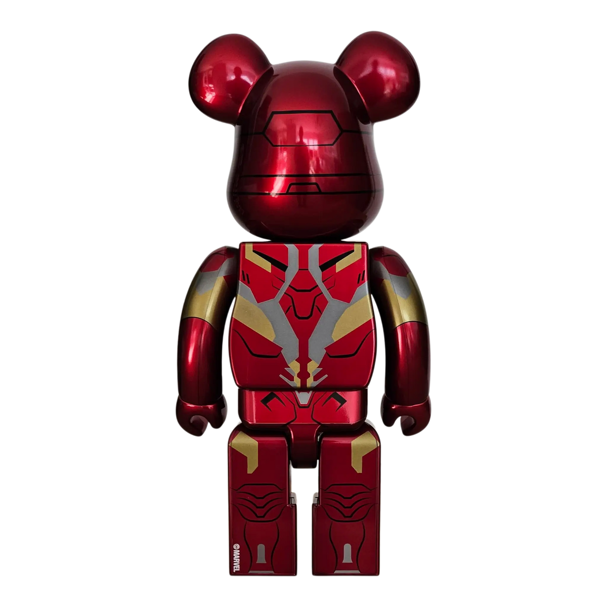 Bearbrick Happy Kuji "MARVEL Studios" - SP: Iron Man Mark 46 400% Rückseite