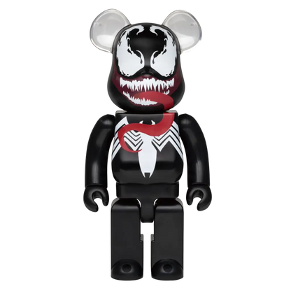 Bearbrick Happy Kuji "Spider-Man" (2022) – L@ST Venom 400% Herstellerbild
