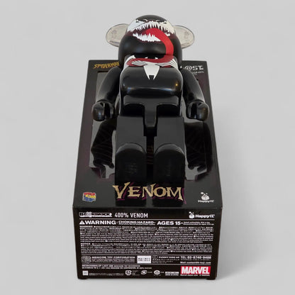 Bearbrick Happy Kuji "Spider-Man" (2022) – L@ST Venom 400% mit Verpackung
