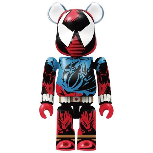 Bearbrick Happy Kuji "Spider-Man: Spider-Verse" 10: Scarlet Spider [Type-A] 100% Herstellerbild