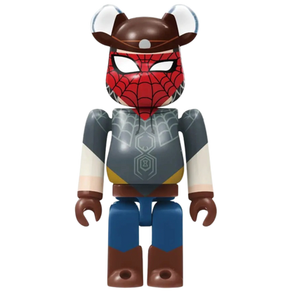 Bearbrick Happy Kuji "Spider-Man: Spider-Verse" 12: Web-Slinger 100% Herstellerbild