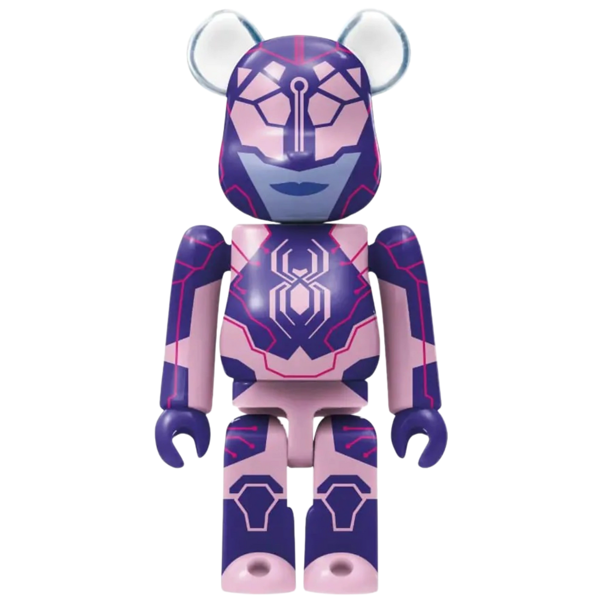 Bearbrick Happy Kuji "Spider-Man: Spider-Verse" 14: Spider-Byte 100% Herstellerbild