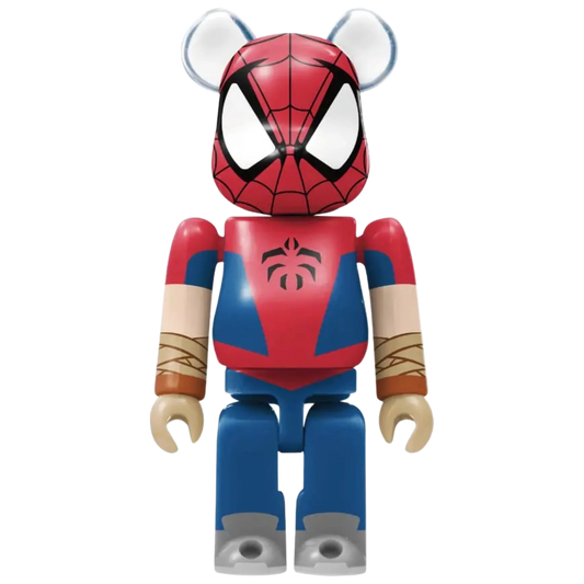 Bearbrick Happy Kuji "Spider-Man: Spider-Verse" 16: Manga Verse Spider-Man 100% Herstellerbild