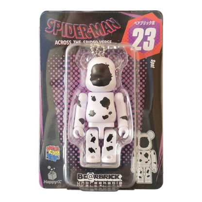 Bearbrick Happy Kuji "Spider-Man: Spider-Verse" 23: Spot 100% Verpackung Vorderseite