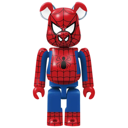 Bearbrick Happy Kuji "Spider-Man: Spider-Verse" 5: Spider-Ham 100% Herstellerbild