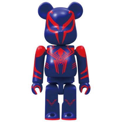 Bearbrick Happy Kuji "Spider-Man: Spider-Verse" 6: Spider-Man 2099 [Type-A] 100% Herstellerbild