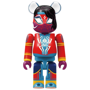 Bearbrick Happy Kuji "Spider-Man: Spider-Verse" 9: Spider-Man India [Type-A] 100% Herstellerbild