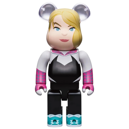 Bearbrick Happy Kuji "Spider-Man: Spider-Verse" L@ST: Spider-Gwen [Type-A] 400% Herstellerbild