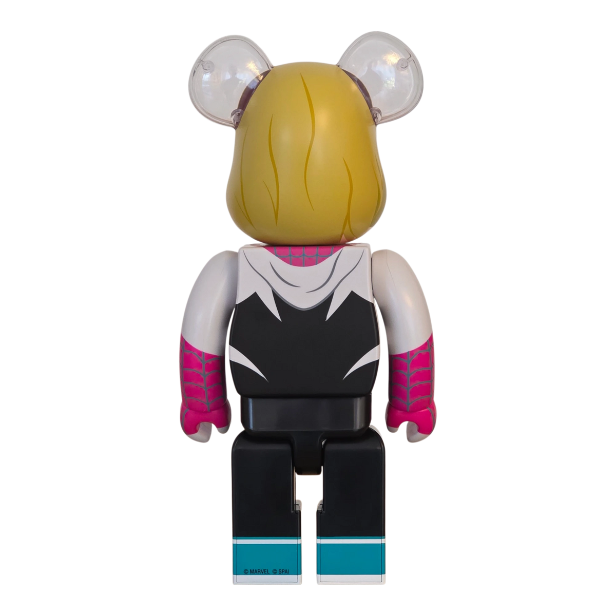 Bearbrick Happy Kuji "Spider-Man: Spider-Verse" L@ST: Spider-Gwen [Type-A] 400% Rückseite