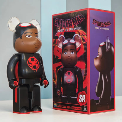 Bearbrick Happy Kuji "Spider-Man: Spider-Verse" SP: Spider-Man [Type-A] 400% mit Verpackung