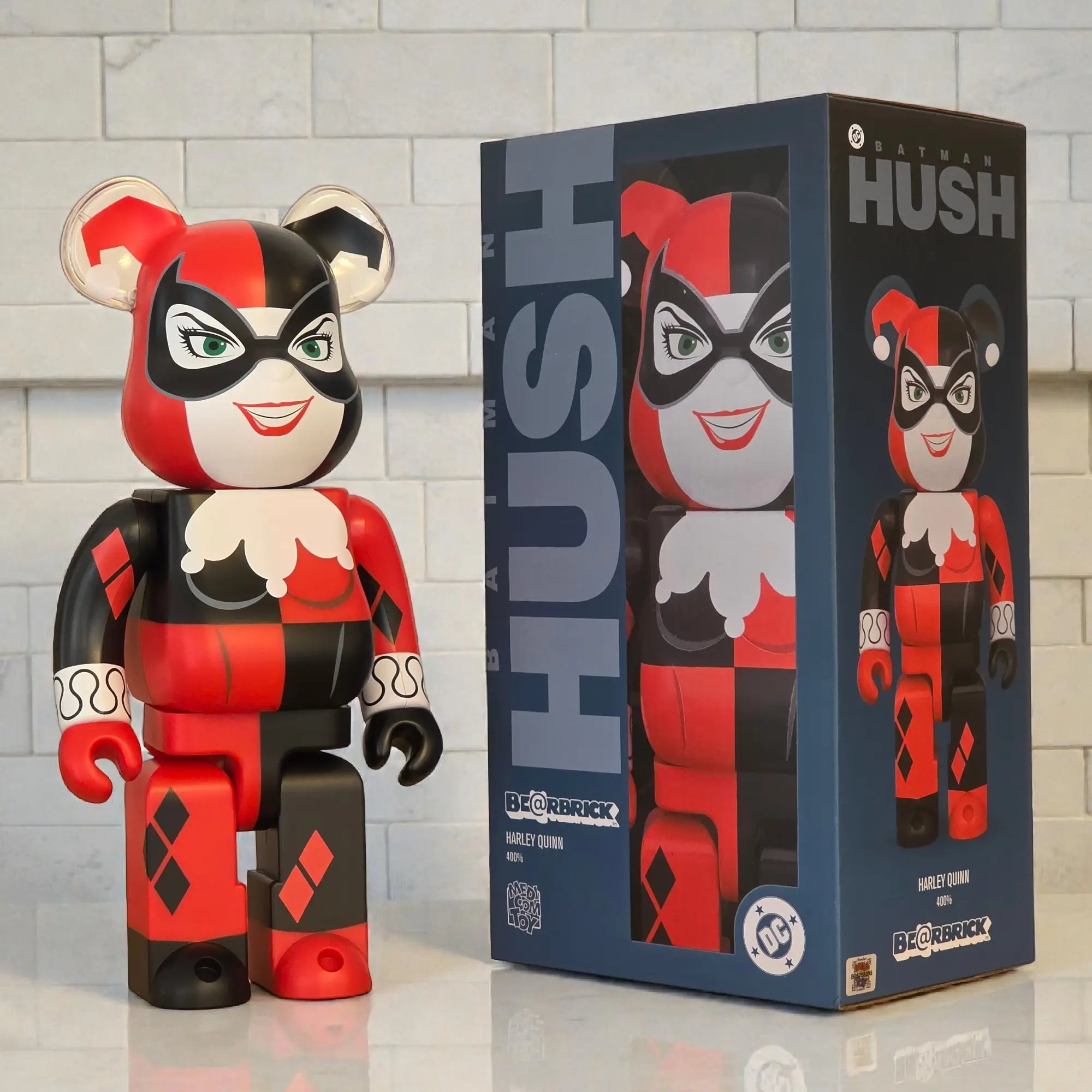 400% Quinn Harley Hush - Medicom Toy BE@RBRICK Non Be@rbrick
