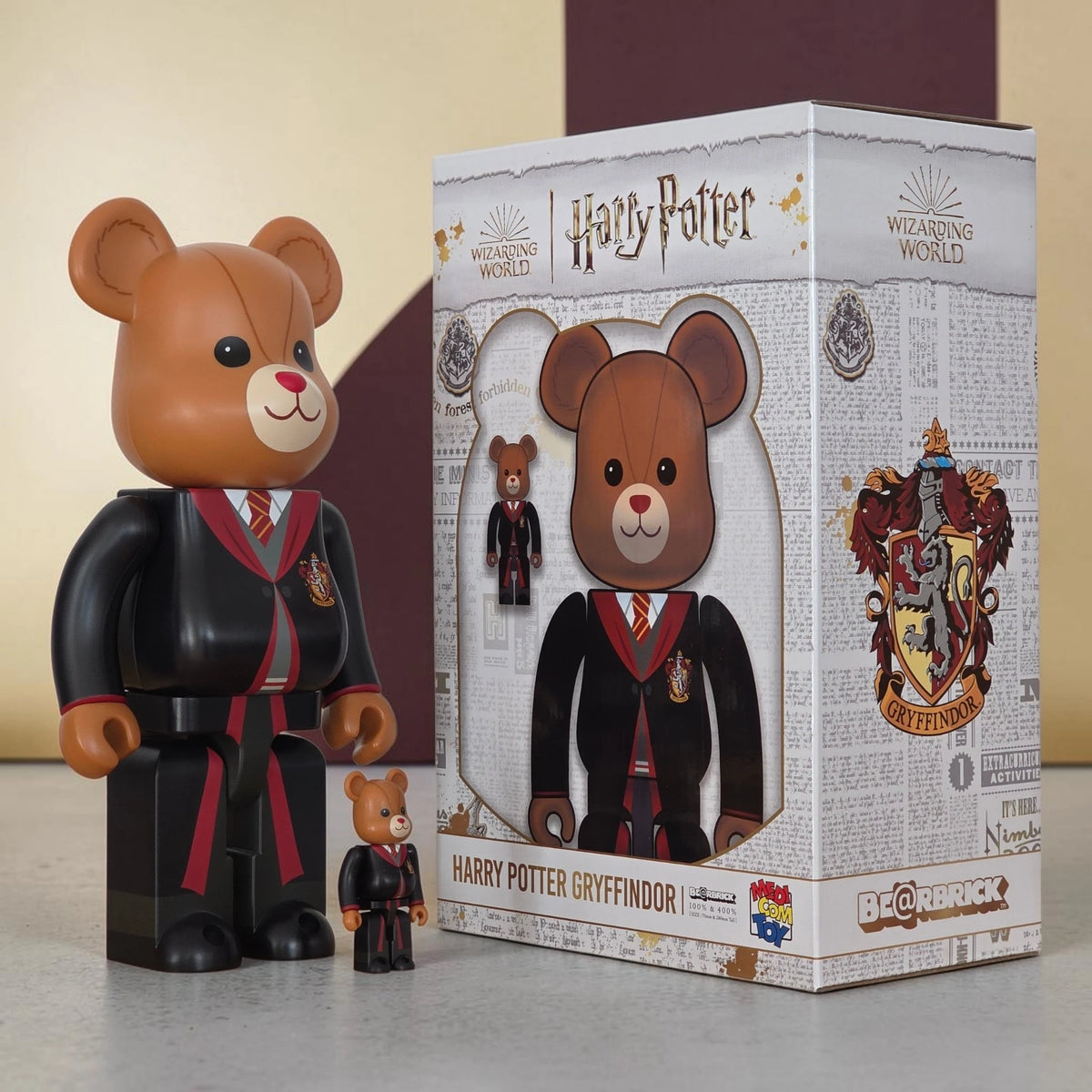 BE@RBRICK Harry Potter Gryffindor 100%+400% | MyBearBrick.de