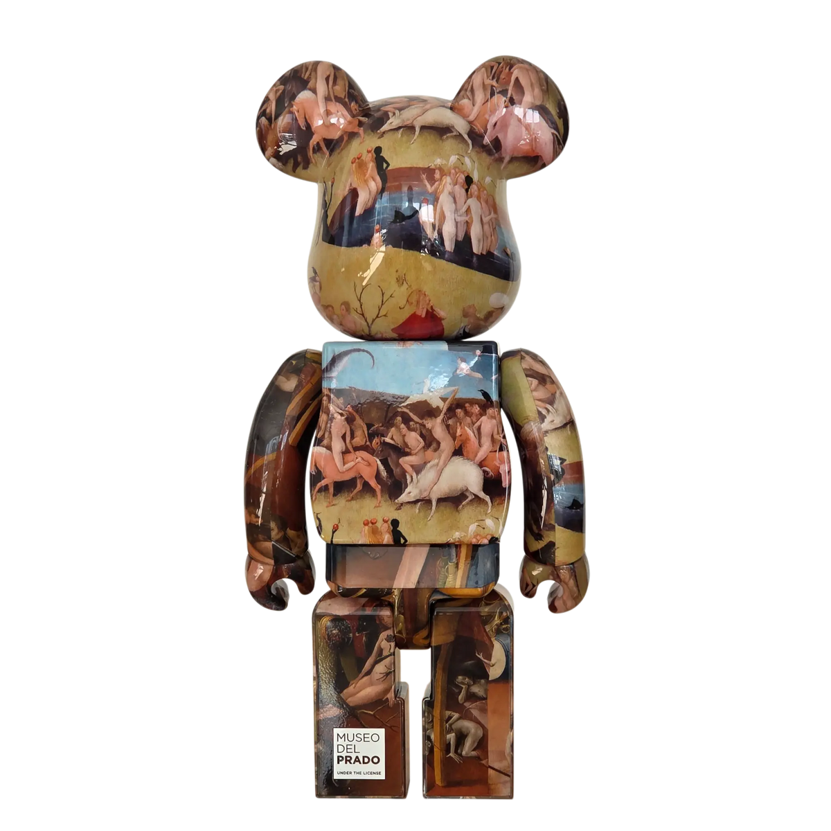 Bearbrick Hieronymus Bosch "The Garden of Earthly Delights" [Museo del Prado] 400% Rückseite