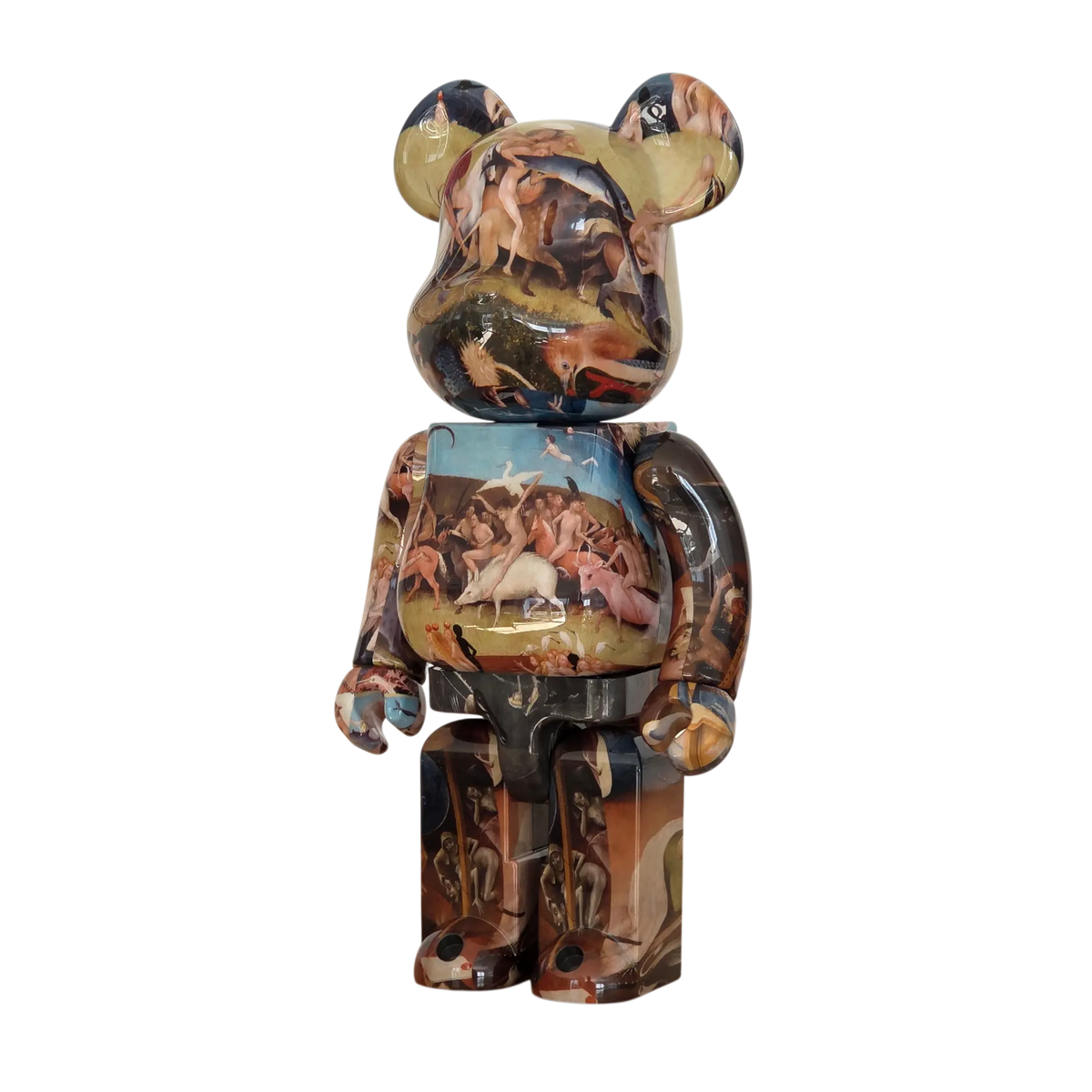 Bearbrick Hieronymus Bosch "The Garden of Earthly Delights" [Museo del Prado] 400% schräg