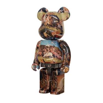 Bearbrick Hieronymus Bosch "The Garden of Earthly Delights" [Museo del Prado] 400% schräg