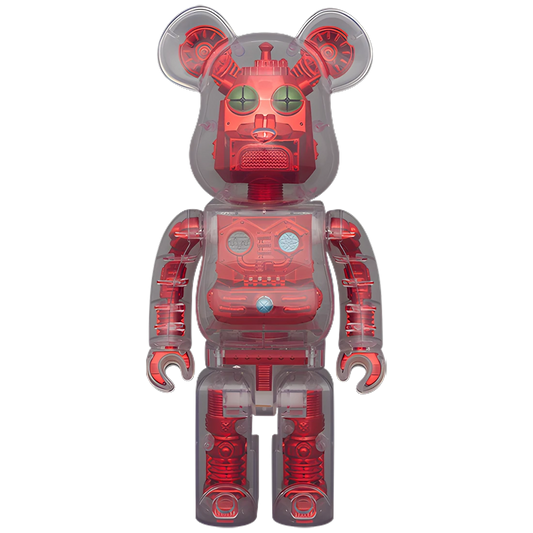 Bearbrick H×S (Hirota Saigansho) Metallic Red 400% Herstellerbild 1