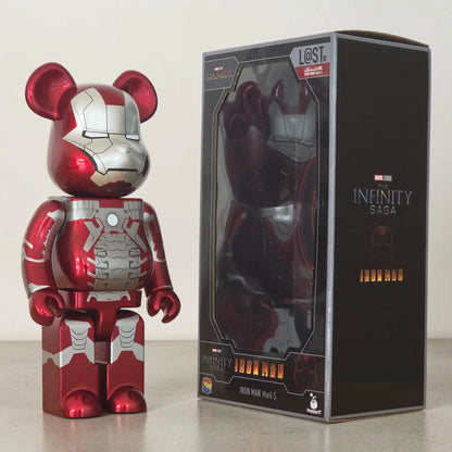 Bearbrick Iron Man – L@ST Iron Man Mark 5 400% mit Verpackung