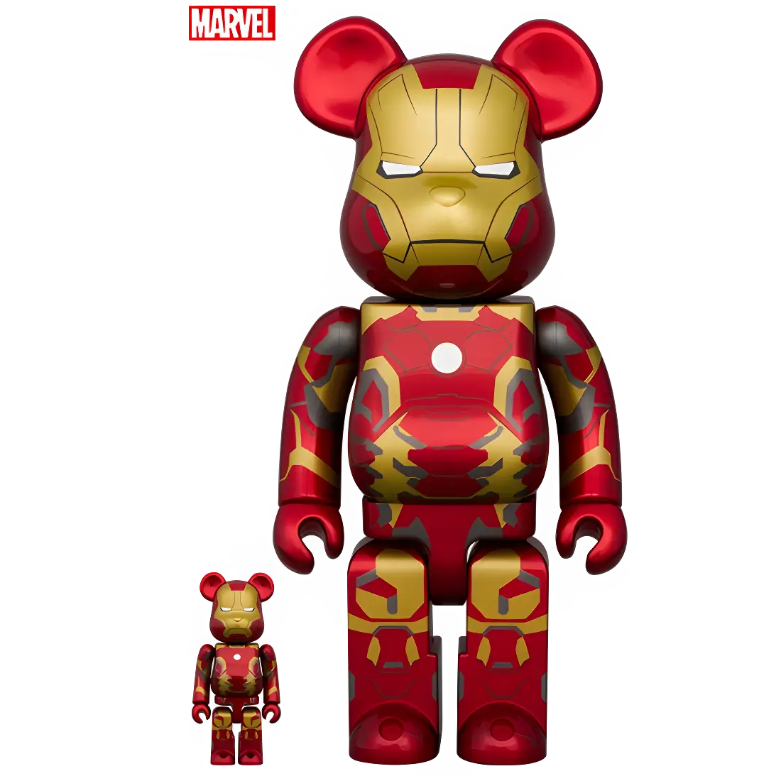Bearbrick Iron Man Mark 43 [The Infinity Saga] 100%+400% Herstellerbild 1