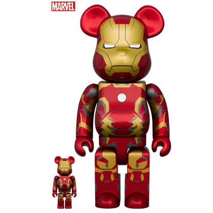 Bearbrick Iron Man Mark 43 [The Infinity Saga] 100%+400% Herstellerbild 1
