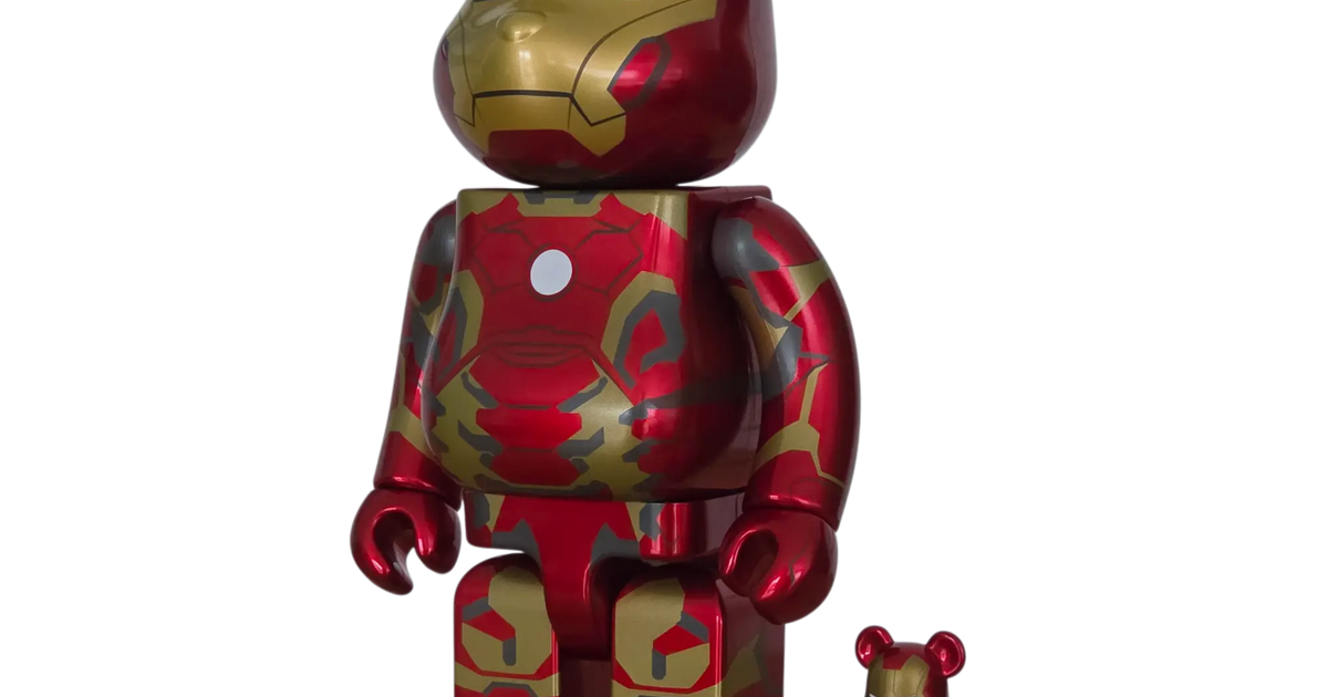 その他 BE@RBRICK IRON MAN MARK 43 100% & 400% BE@RBRICK Iron Man Mark 43 (100% & 400%) – MyBearBrick.de